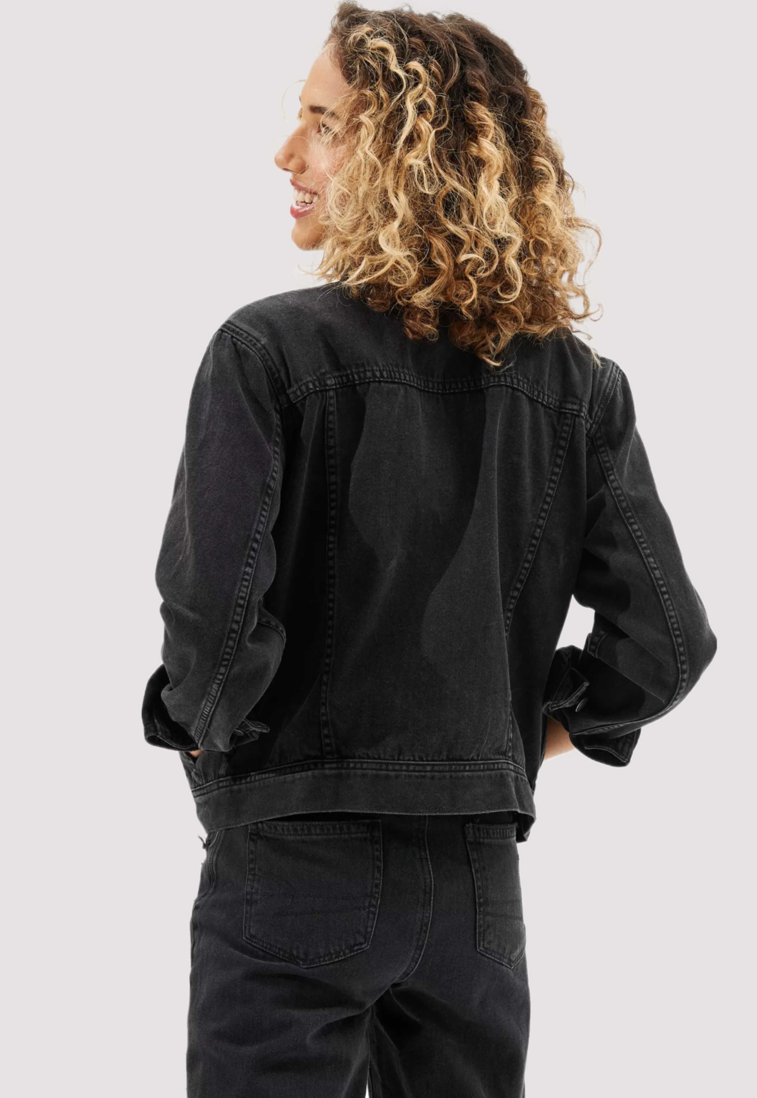 AE Black Denim Jacket