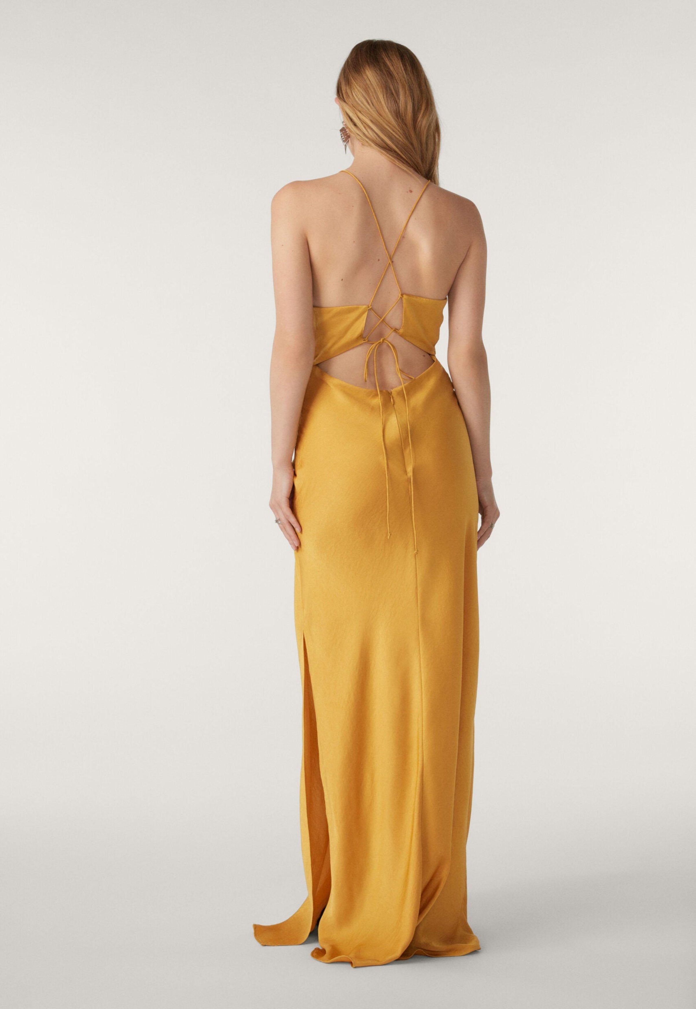 Carmin Vestido Largo