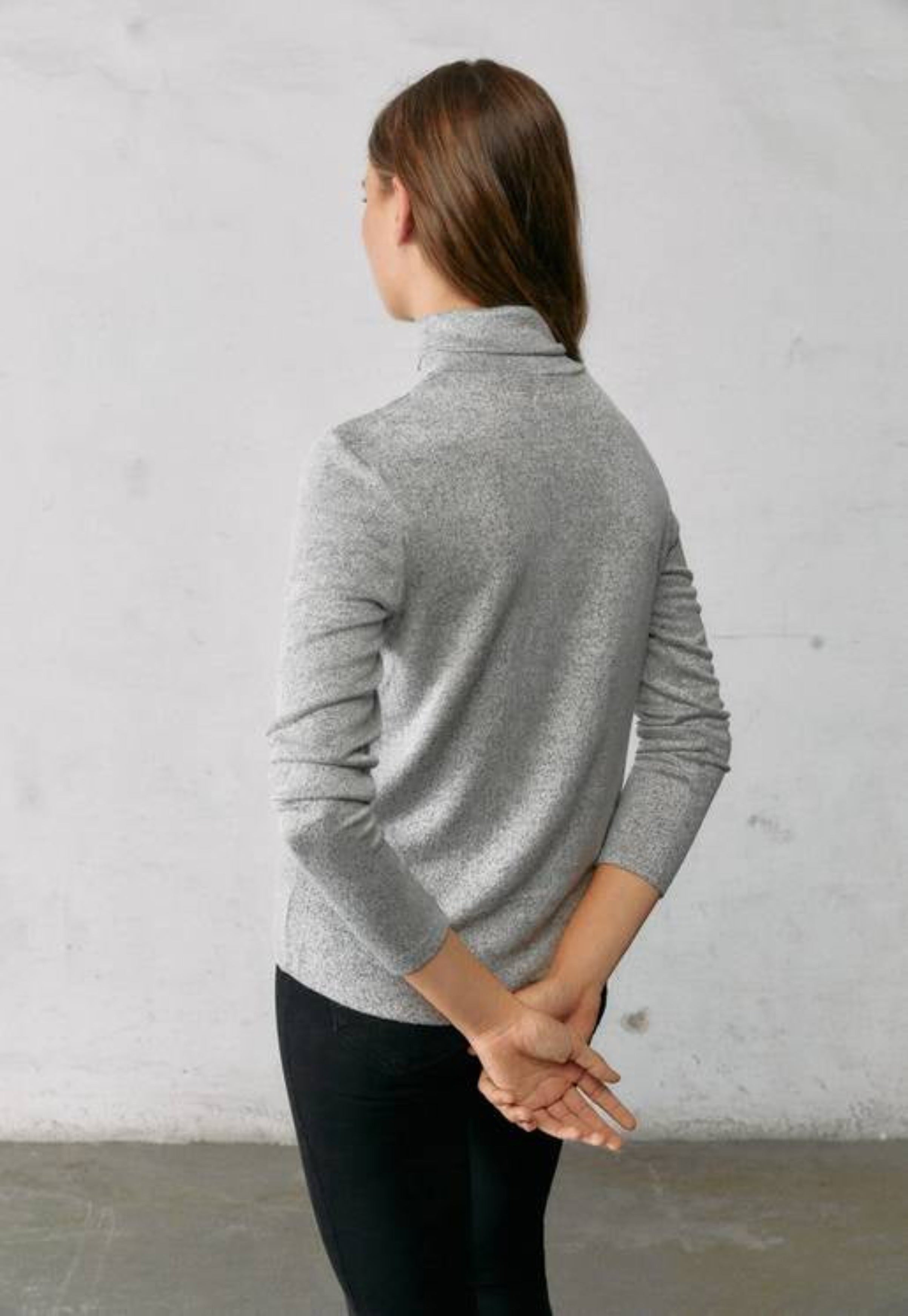 Sueter Gris Jaspeado