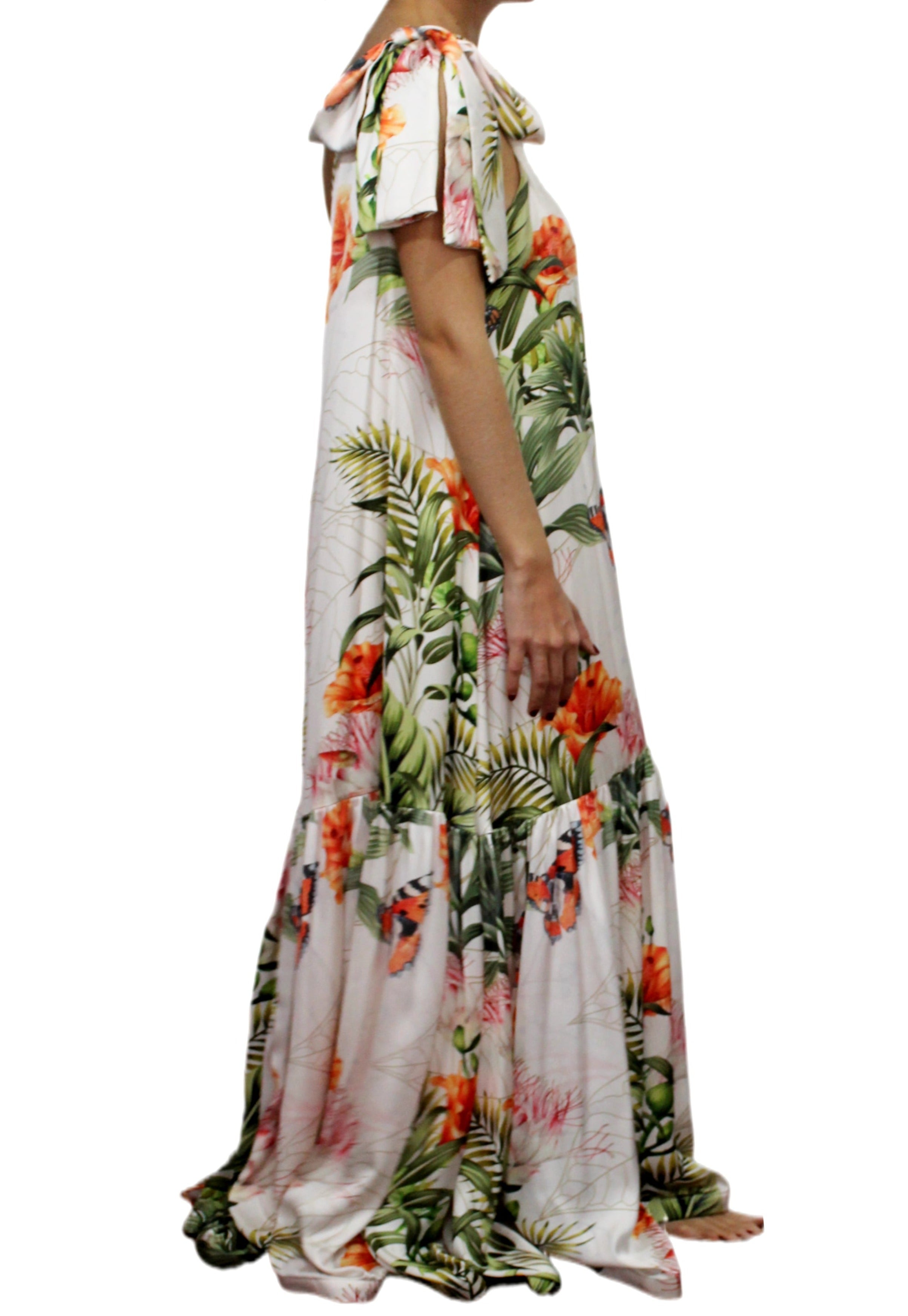 Vestido Estampado 1 Hombro