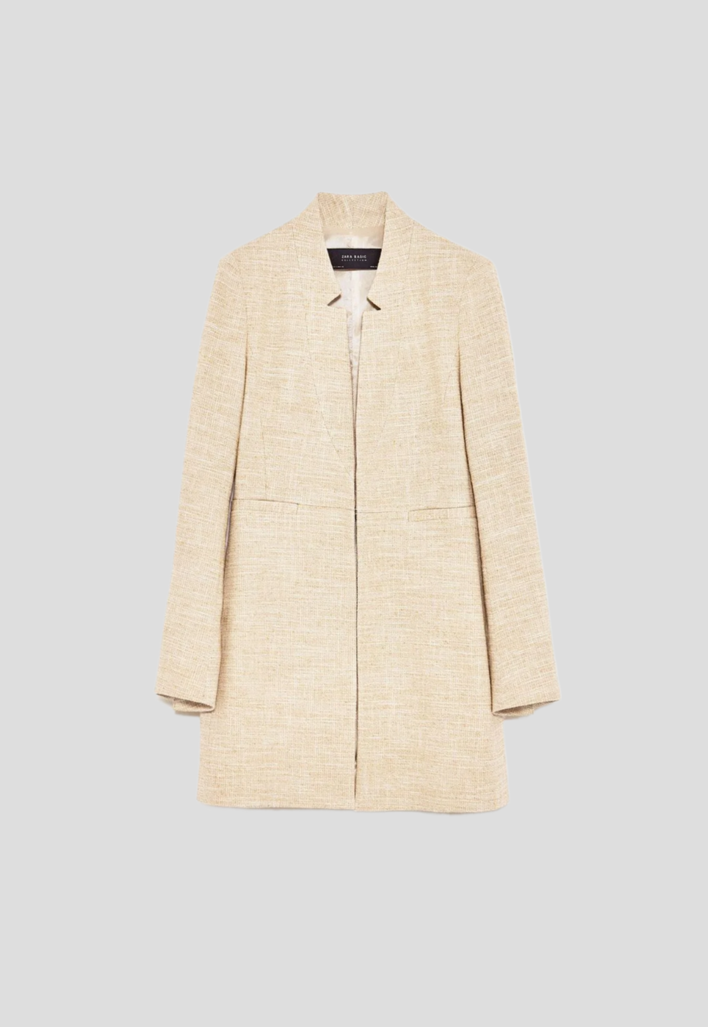 Inverted Lapel Collar Frock