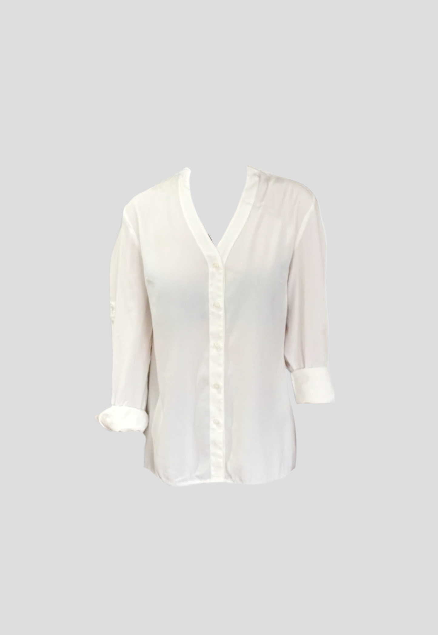 Camisa blanca de botones