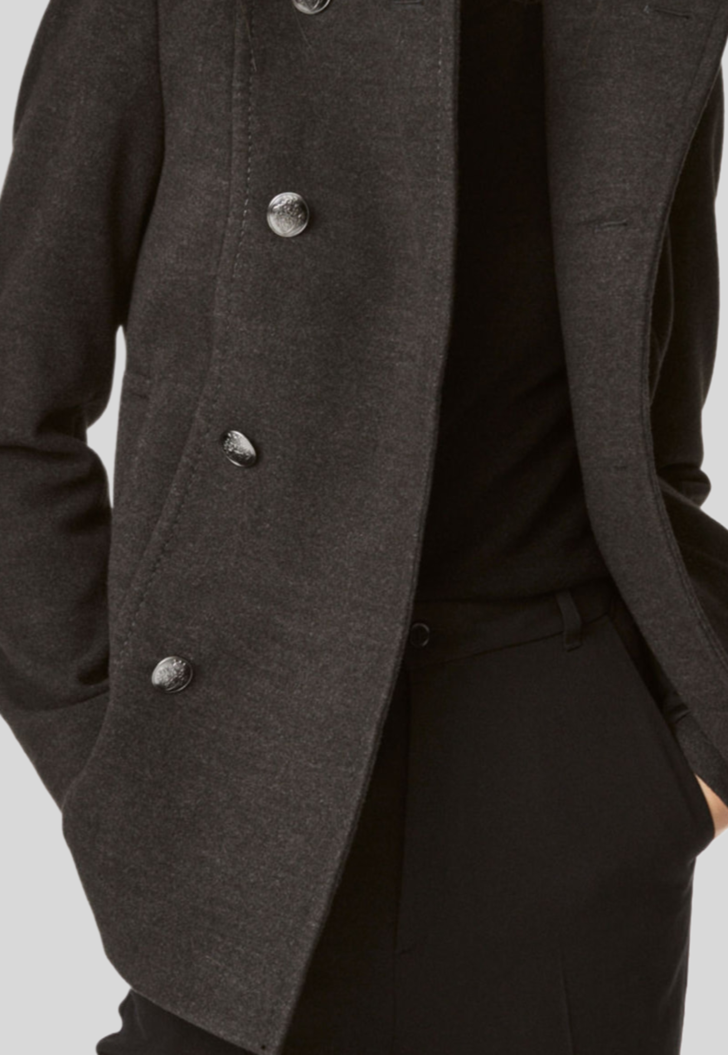 Pea coat grey