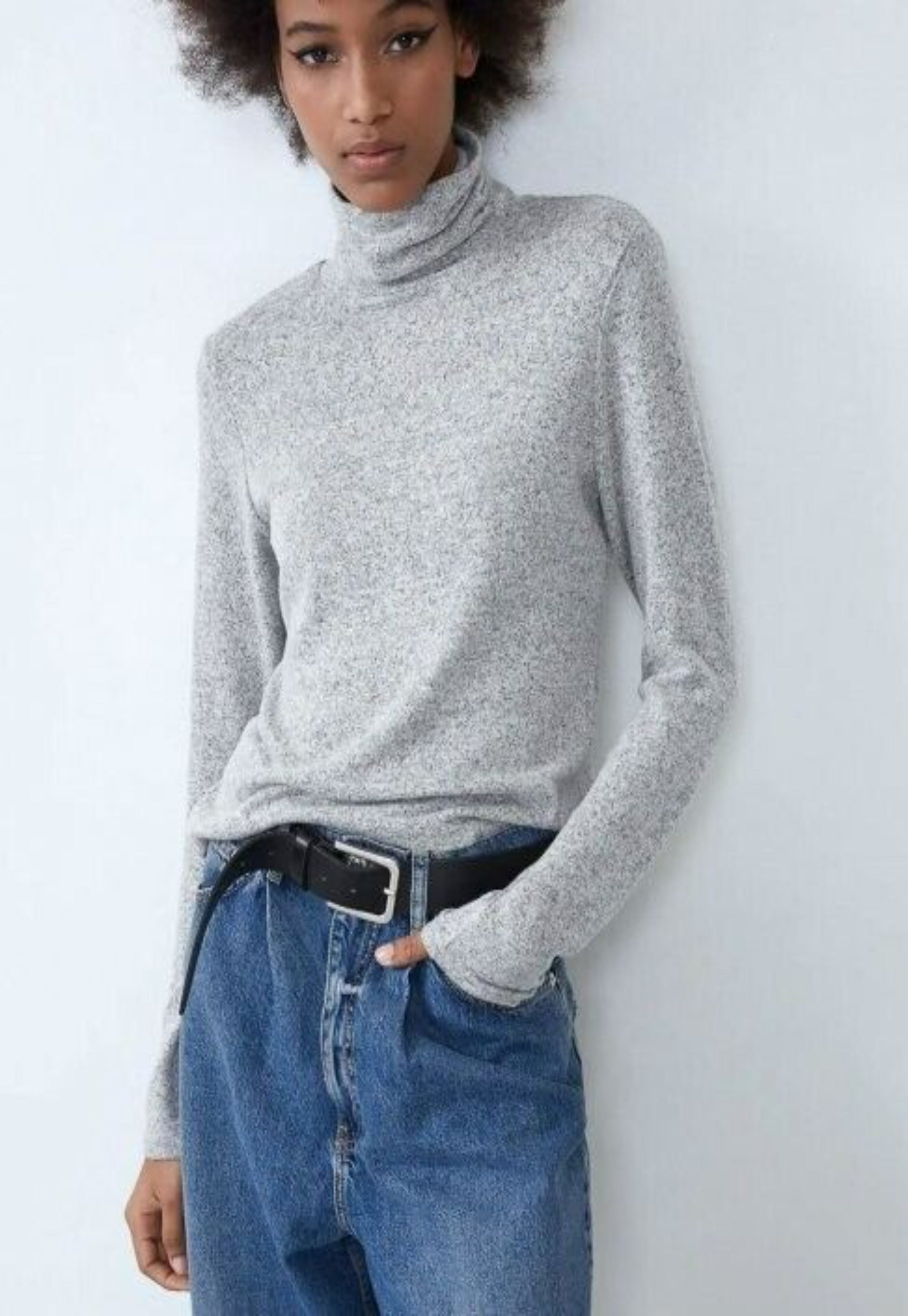 Sueter Gris Jaspeado