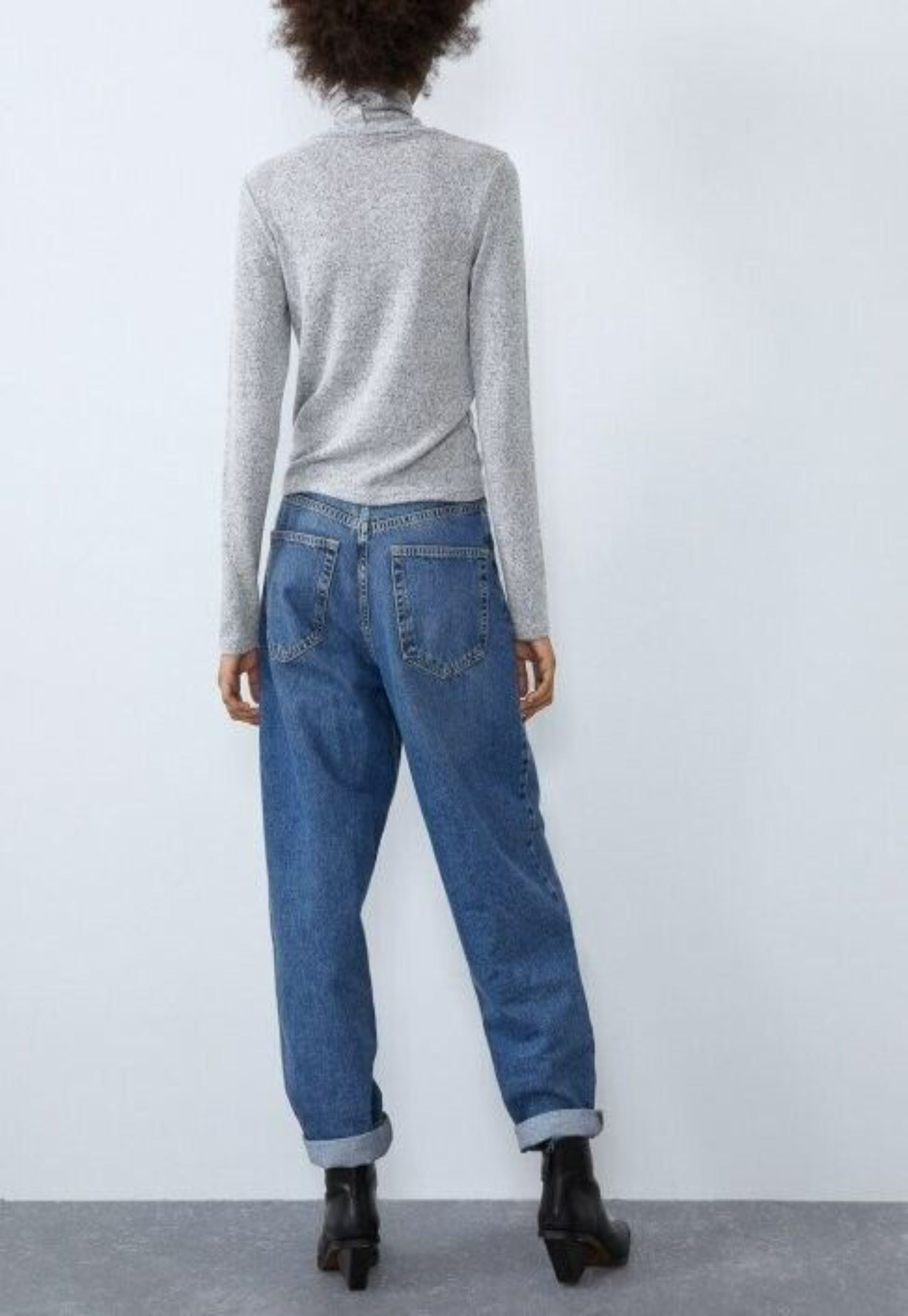 Sueter Gris Jaspeado