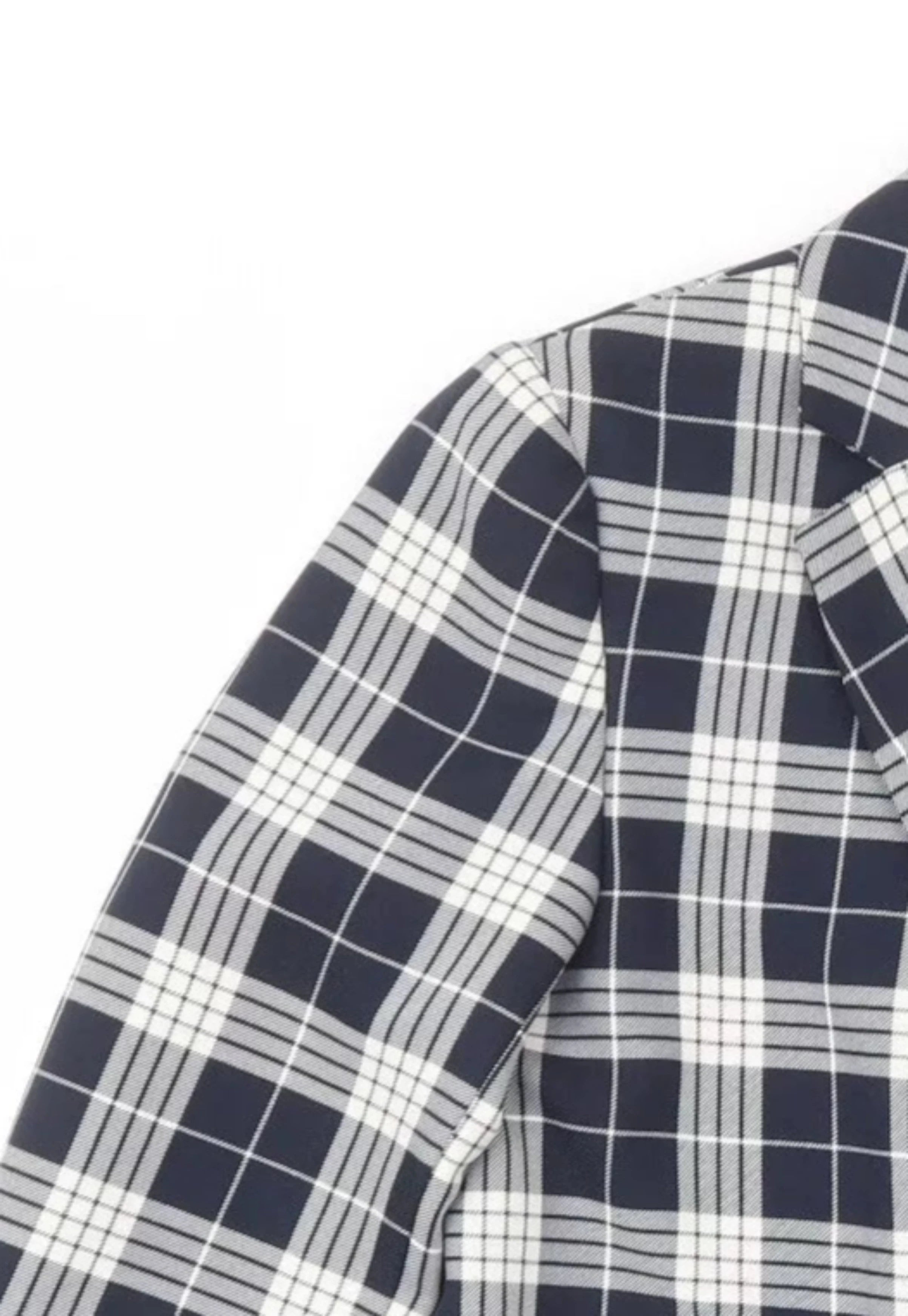 Plaid jacket blazer