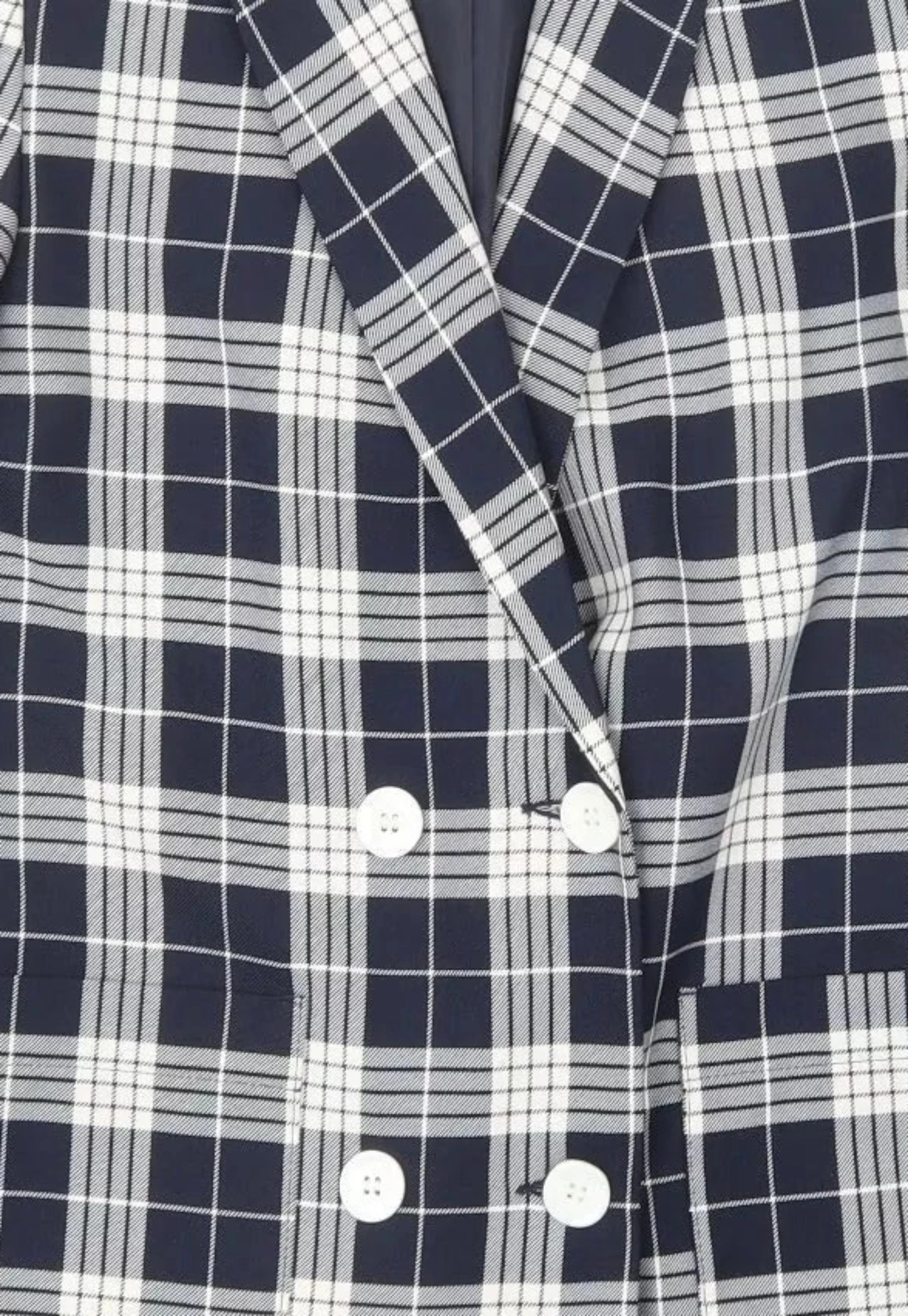 Plaid jacket blazer
