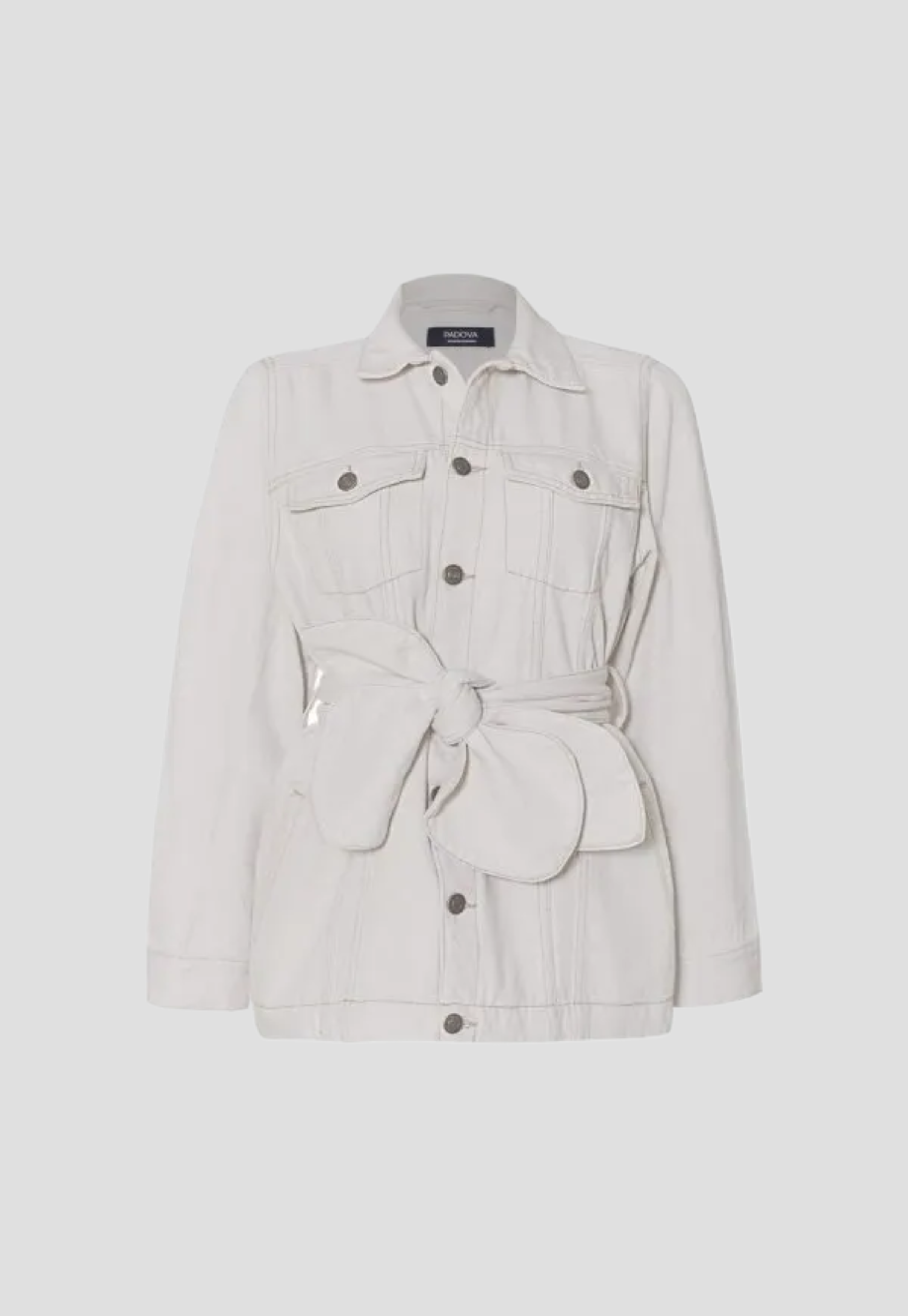 Chaqueta Tormenta Floral Beige