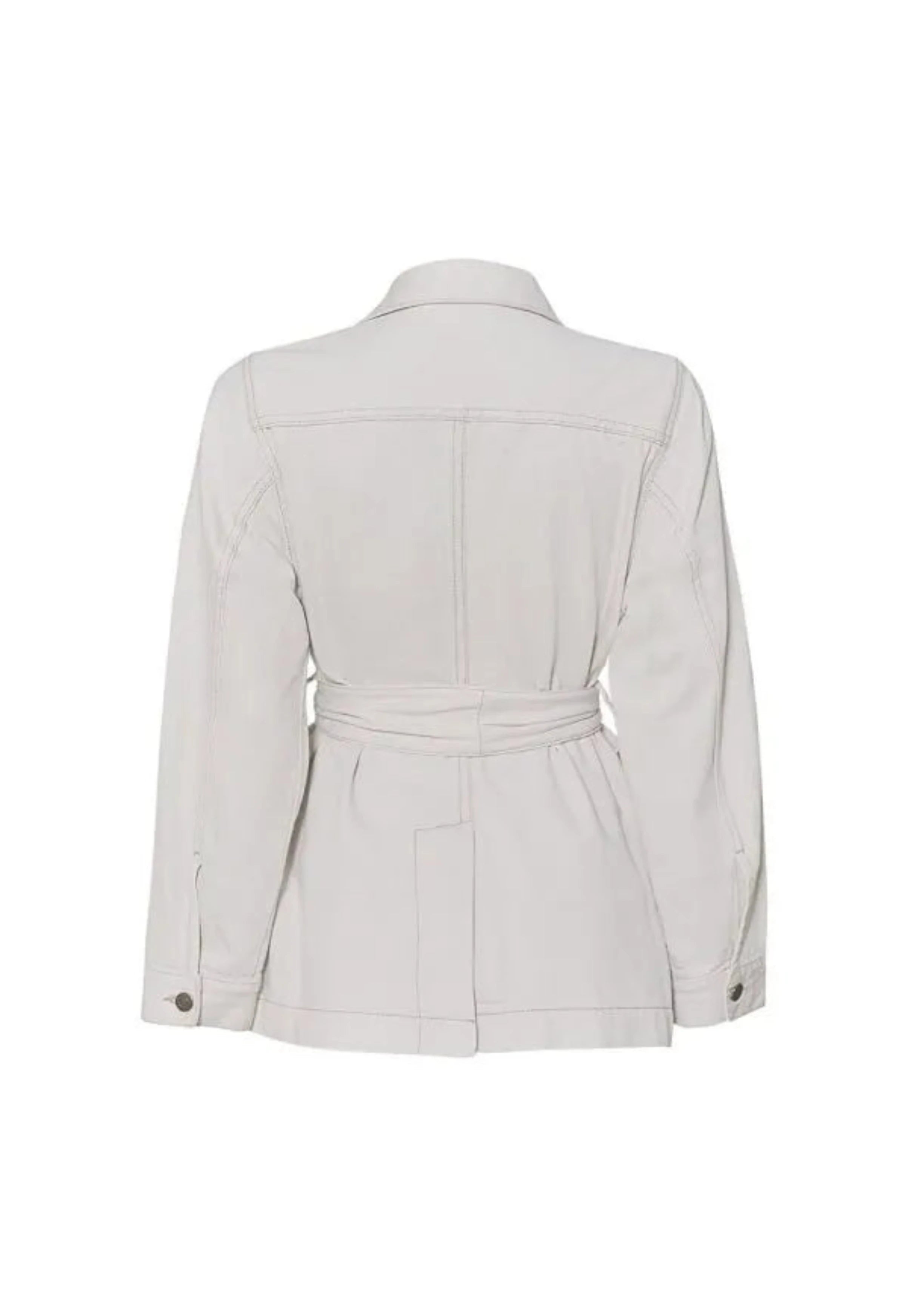 Chaqueta Tormenta Floral Beige